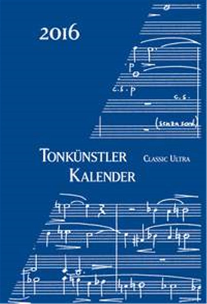 Tonkünstlerkalender Classic Ultra 2017